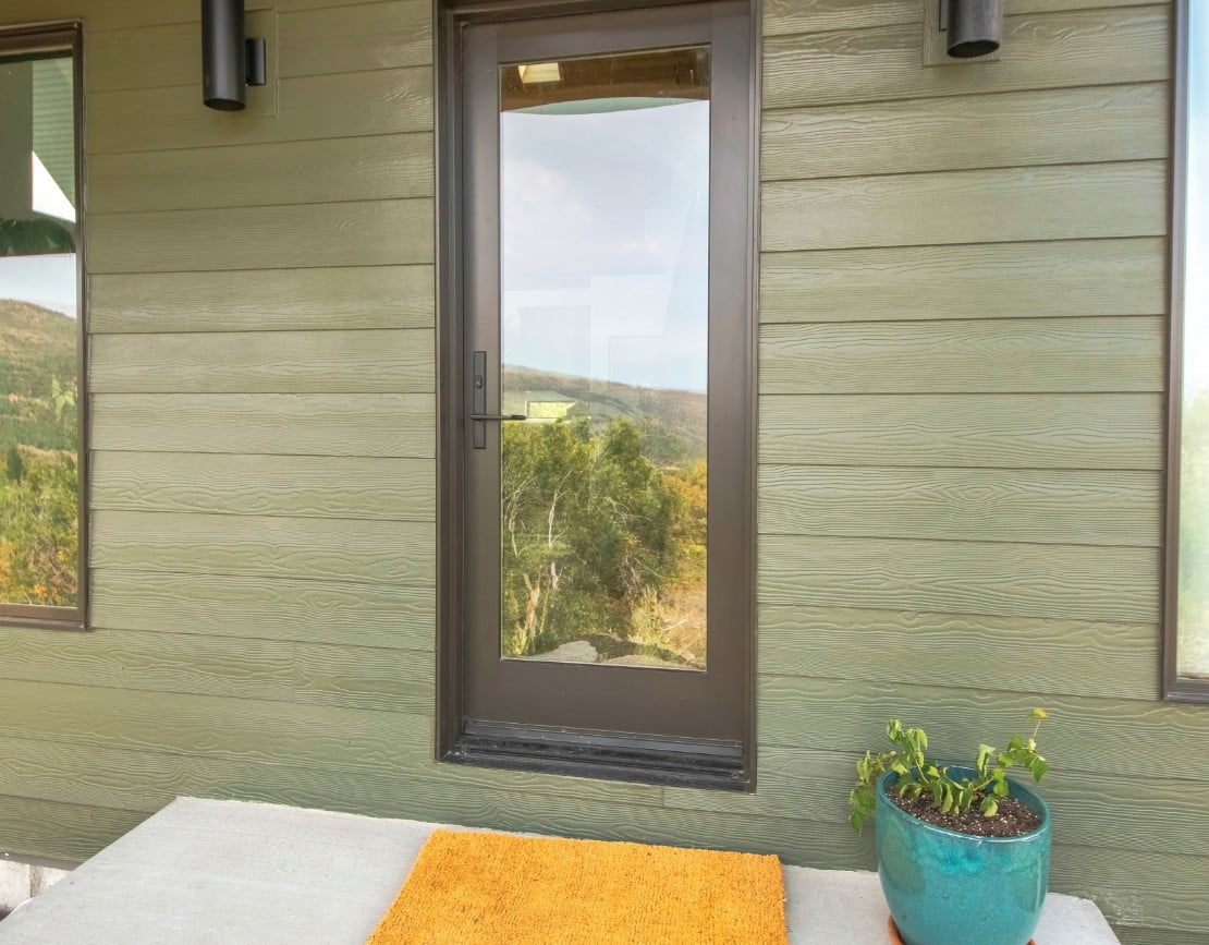 A home with vinyl siding