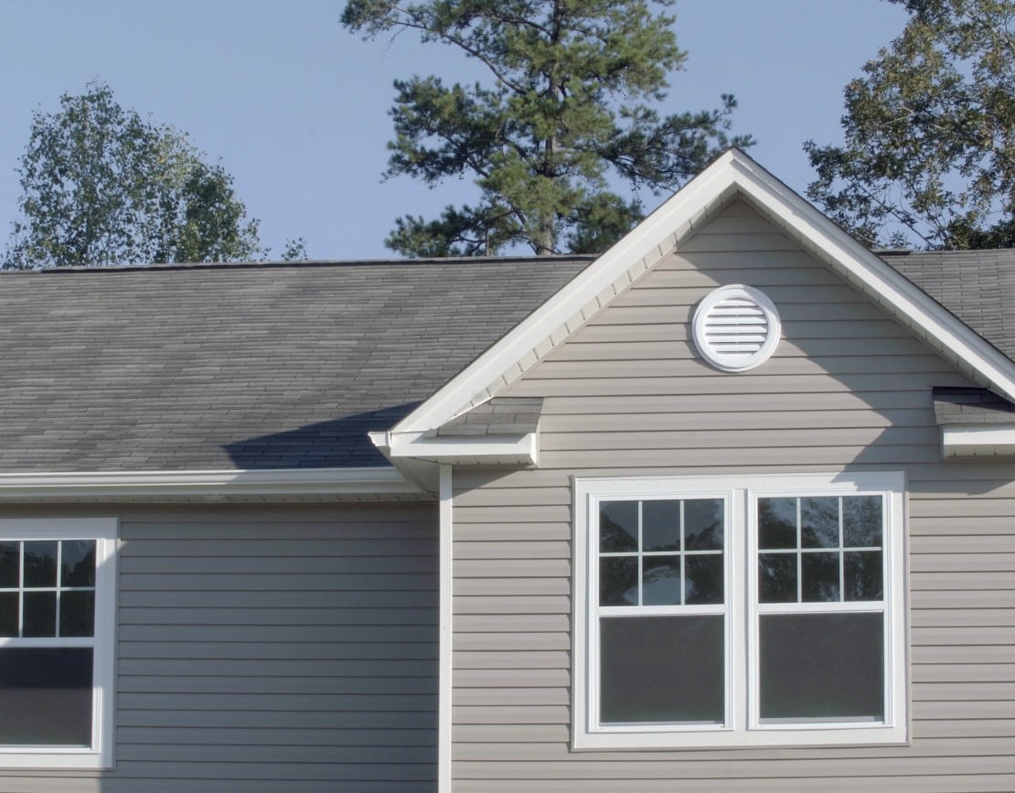 A home with vinyl siding